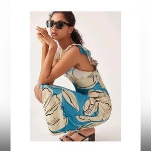 Anthropologie Conditions apply floral maxi dress